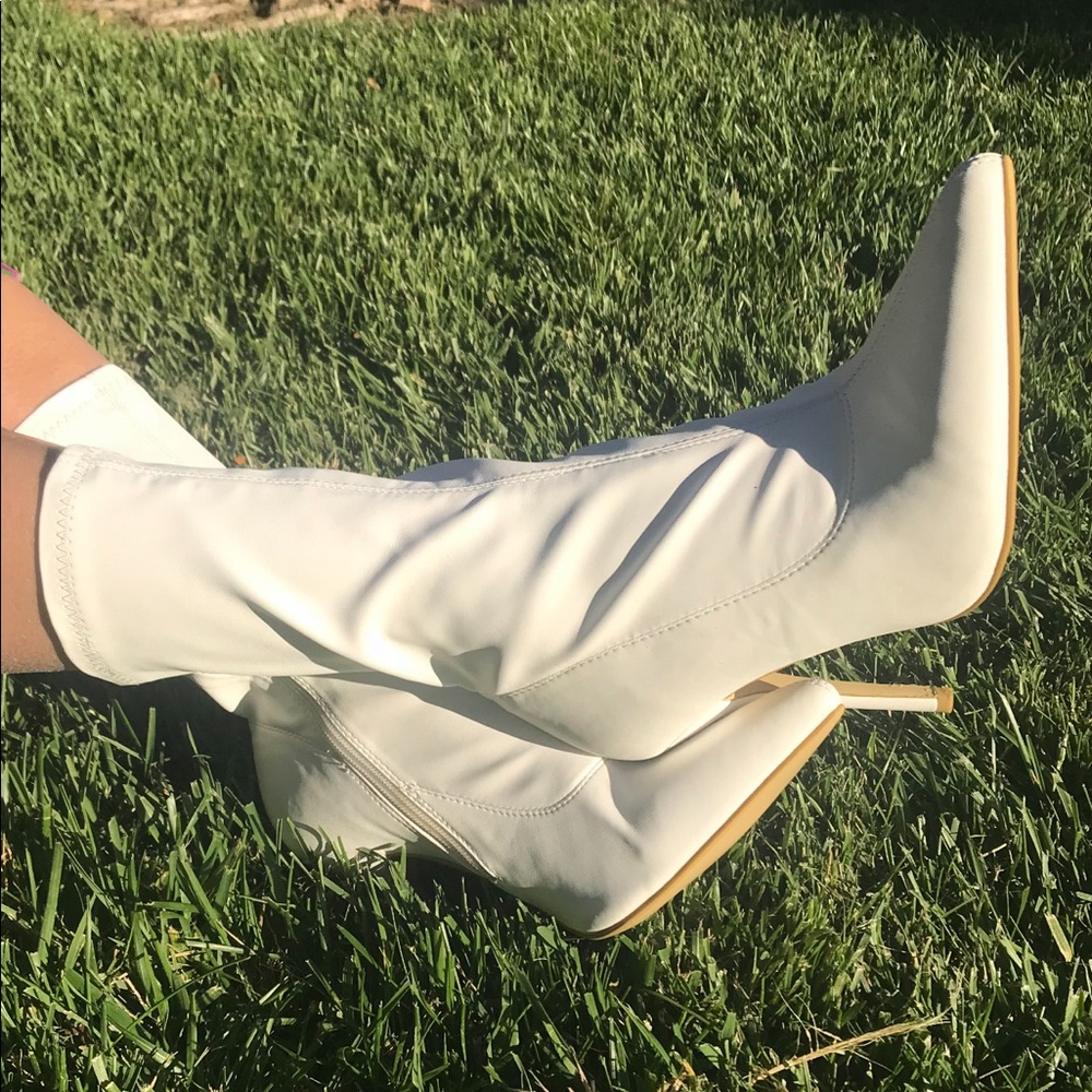 White boots